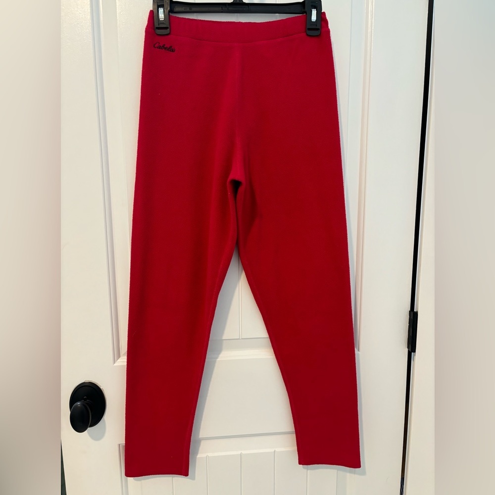 Cabela’s - Pink Fleece Pants - Cold Gear Under Layers - Girl’s Large 14-16